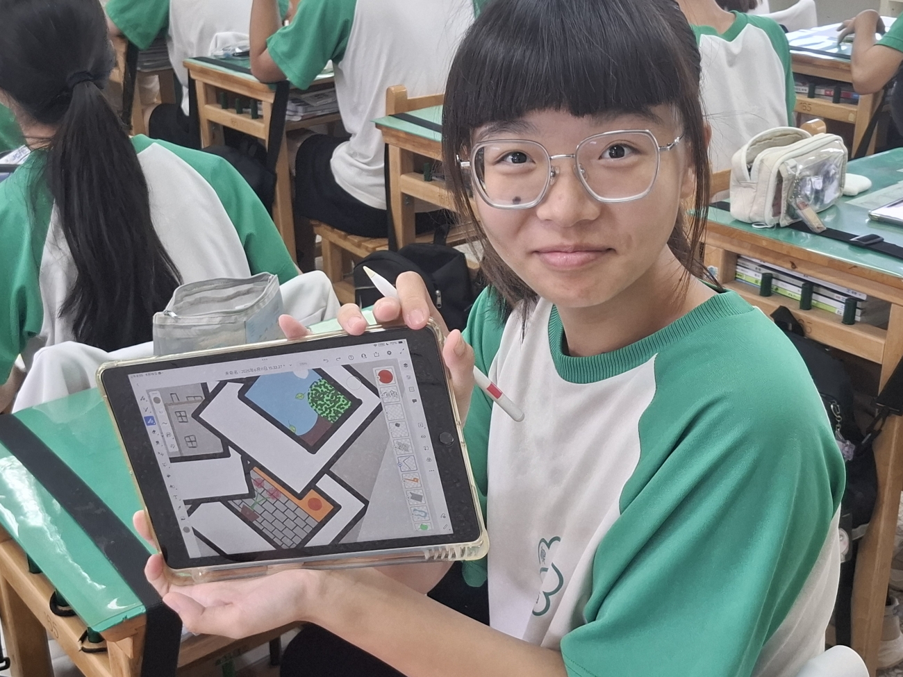 學生用padlet數位繪圖